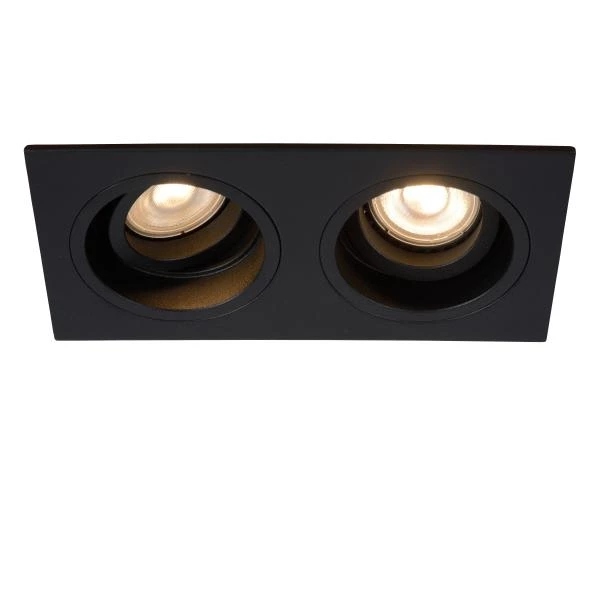 Lucide EMBED - Spot encastrable - 2xGU10 - Noir - DETAIL 1